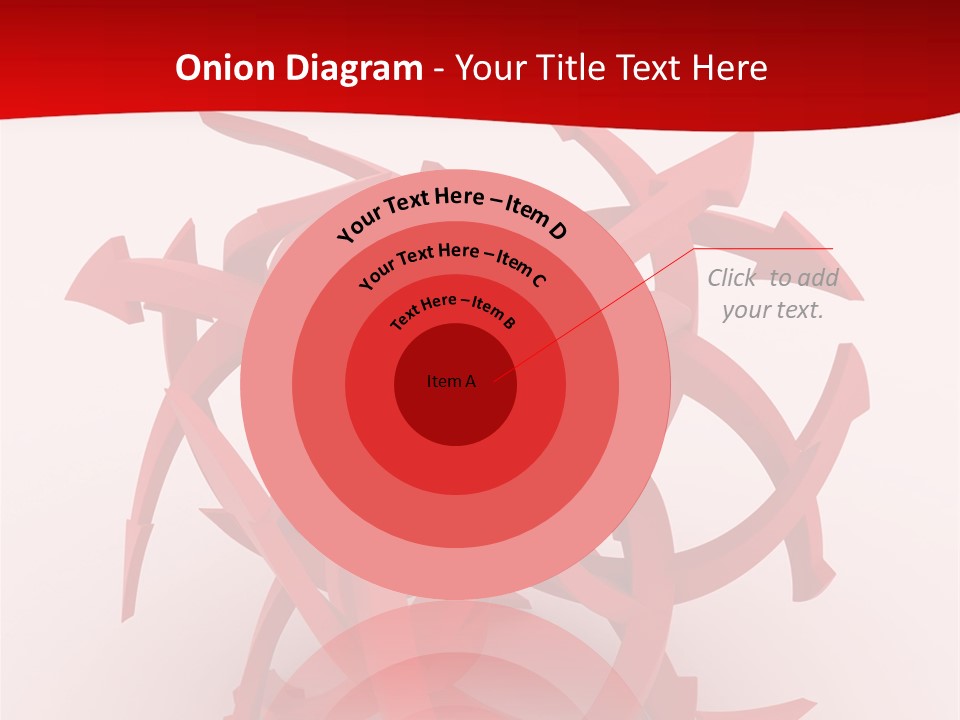 Pointer Guide Red PowerPoint Template