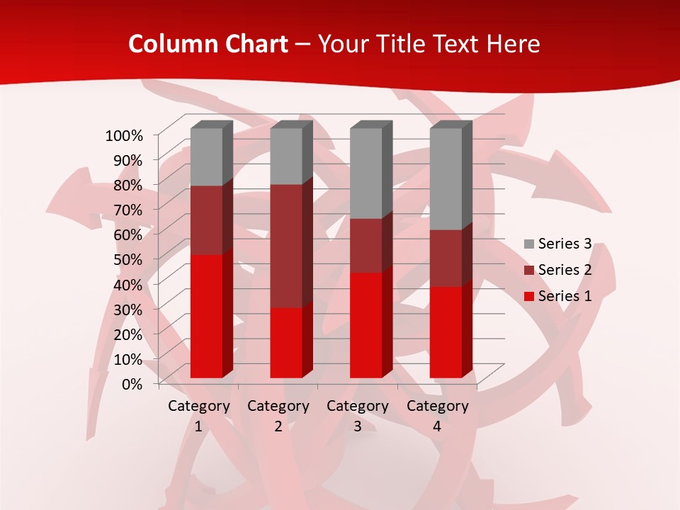Pointer Guide Red PowerPoint Template