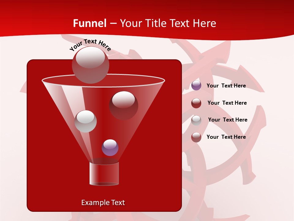 Pointer Guide Red PowerPoint Template