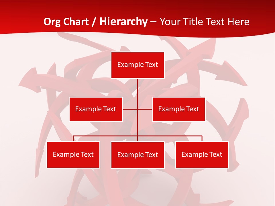 Pointer Guide Red PowerPoint Template