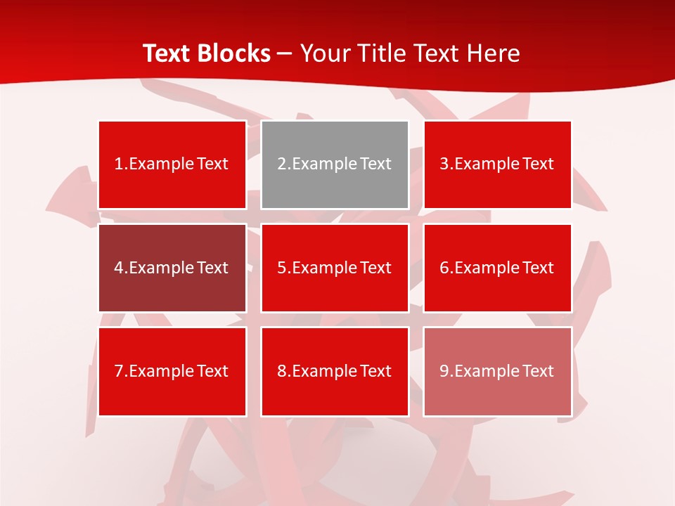Pointer Guide Red PowerPoint Template