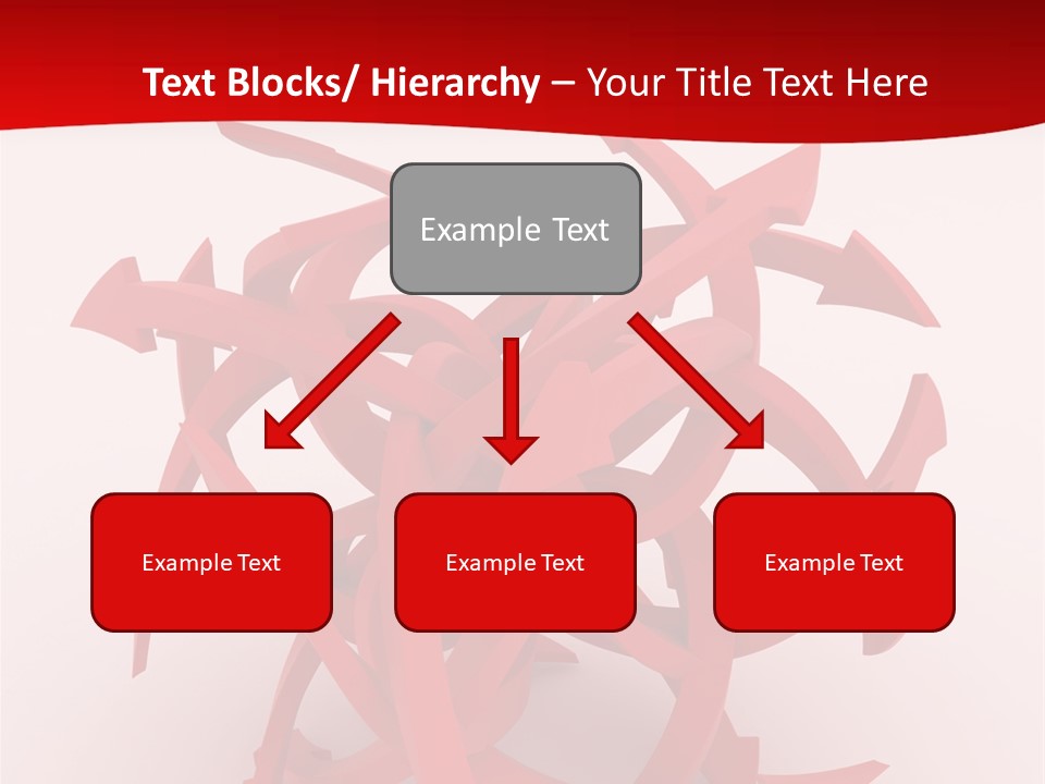 Pointer Guide Red PowerPoint Template