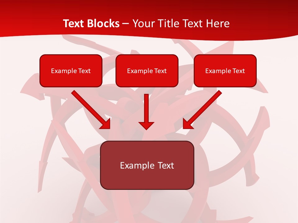 Pointer Guide Red PowerPoint Template