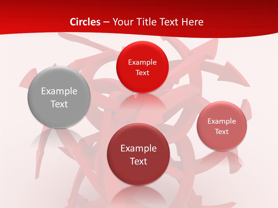 Pointer Guide Red PowerPoint Template