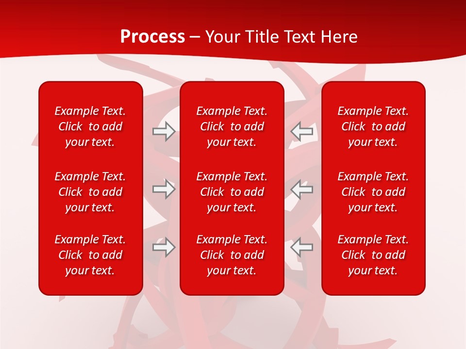 Pointer Guide Red PowerPoint Template