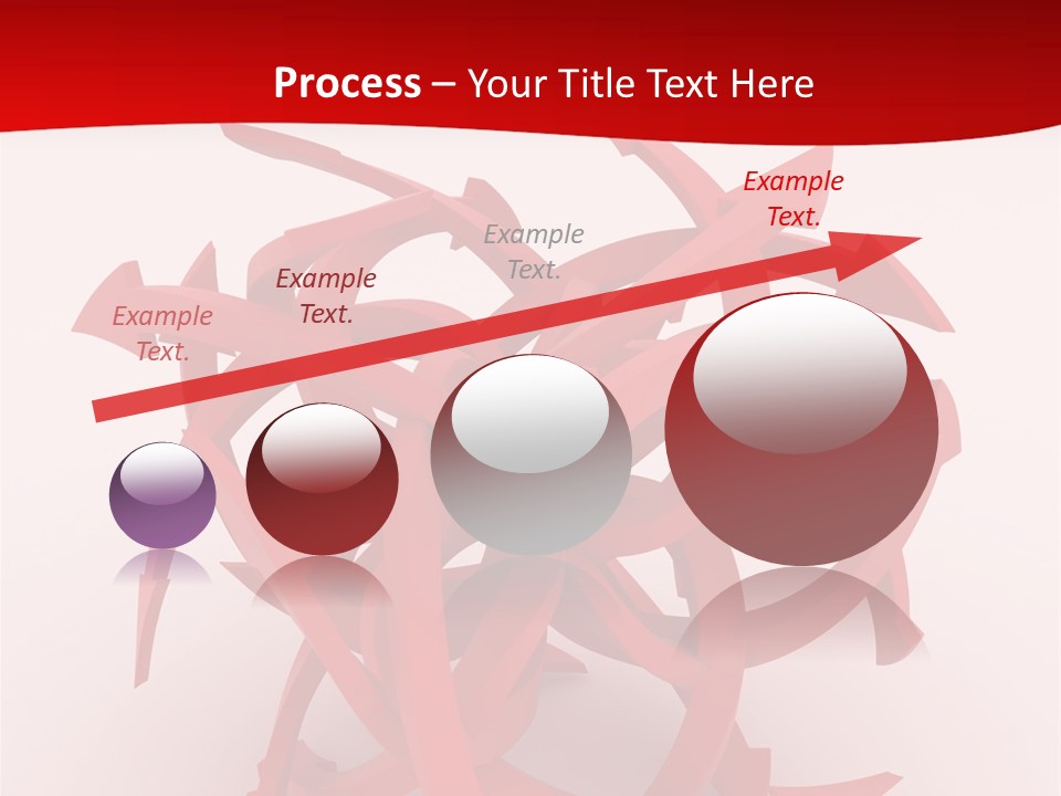 Pointer Guide Red PowerPoint Template