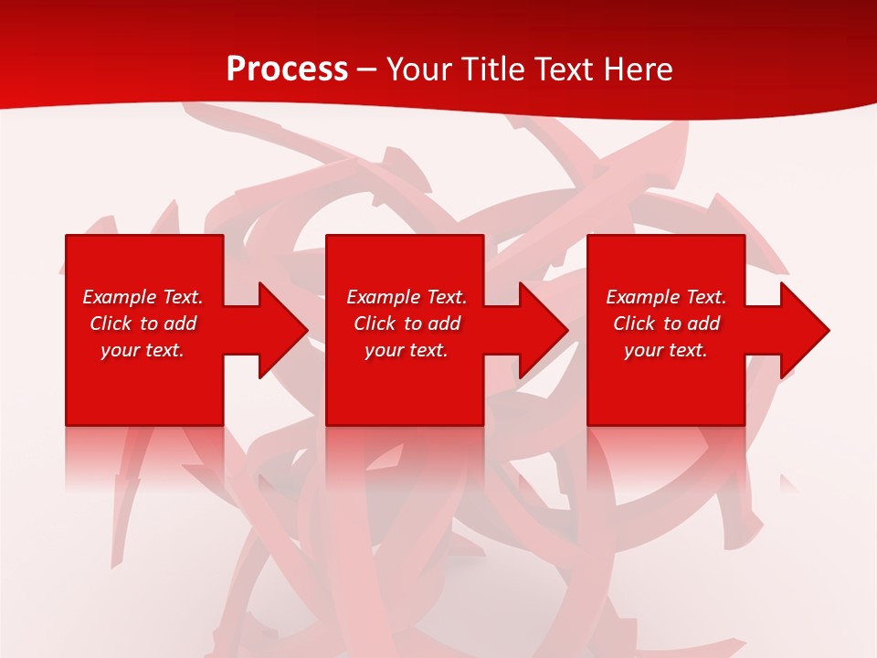 Pointer Guide Red PowerPoint Template