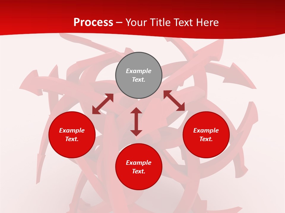 Pointer Guide Red PowerPoint Template