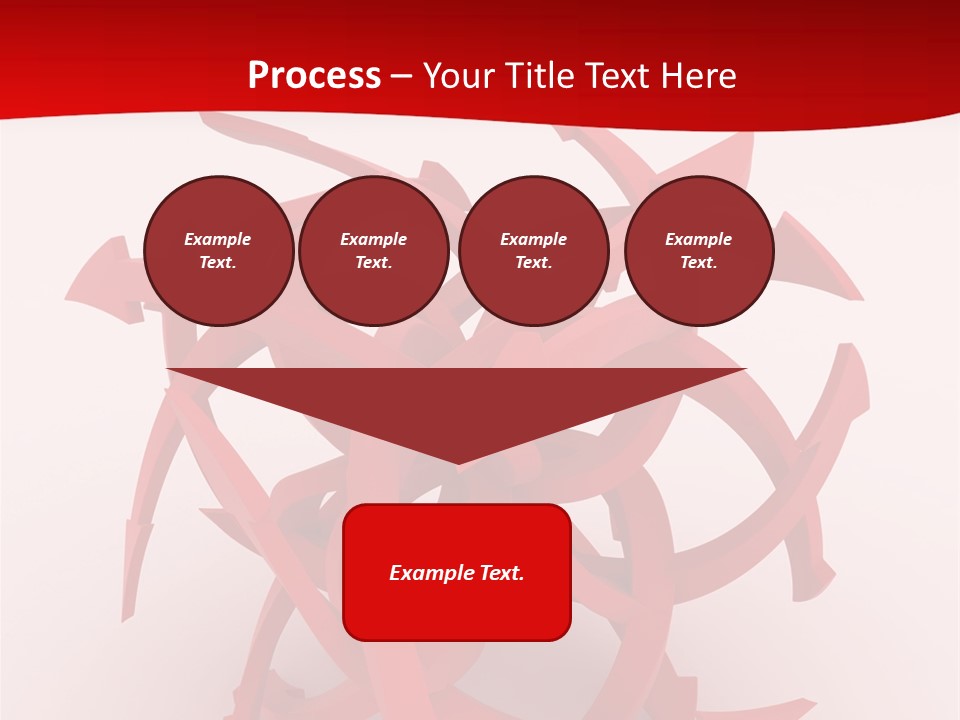 Pointer Guide Red PowerPoint Template
