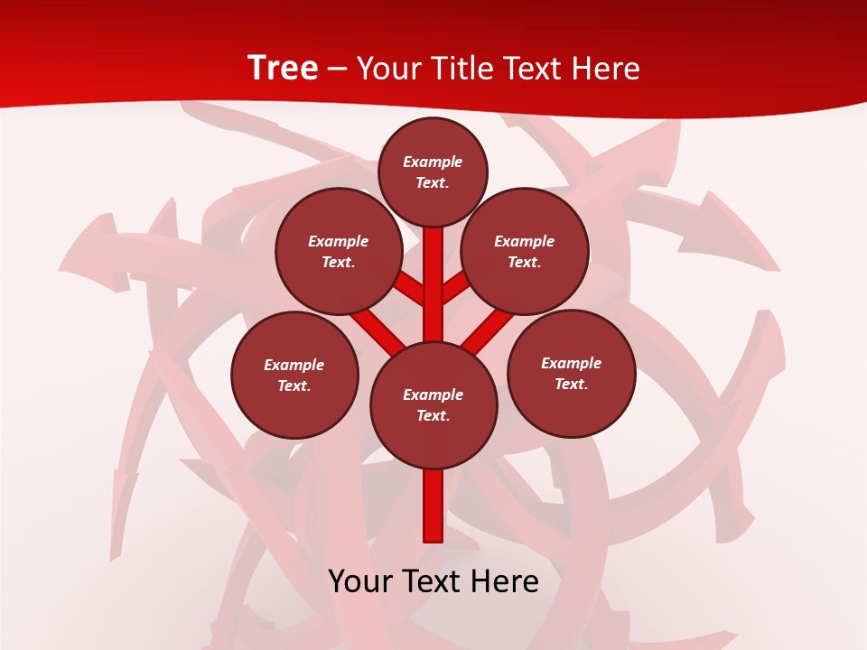 Pointer Guide Red PowerPoint Template