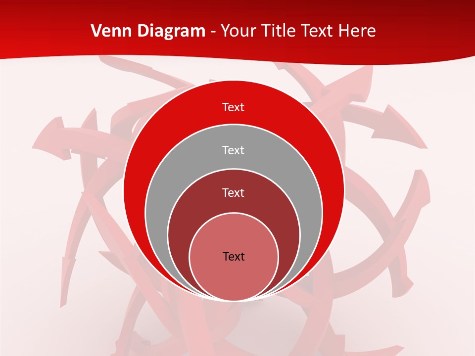 Pointer Guide Red PowerPoint Template