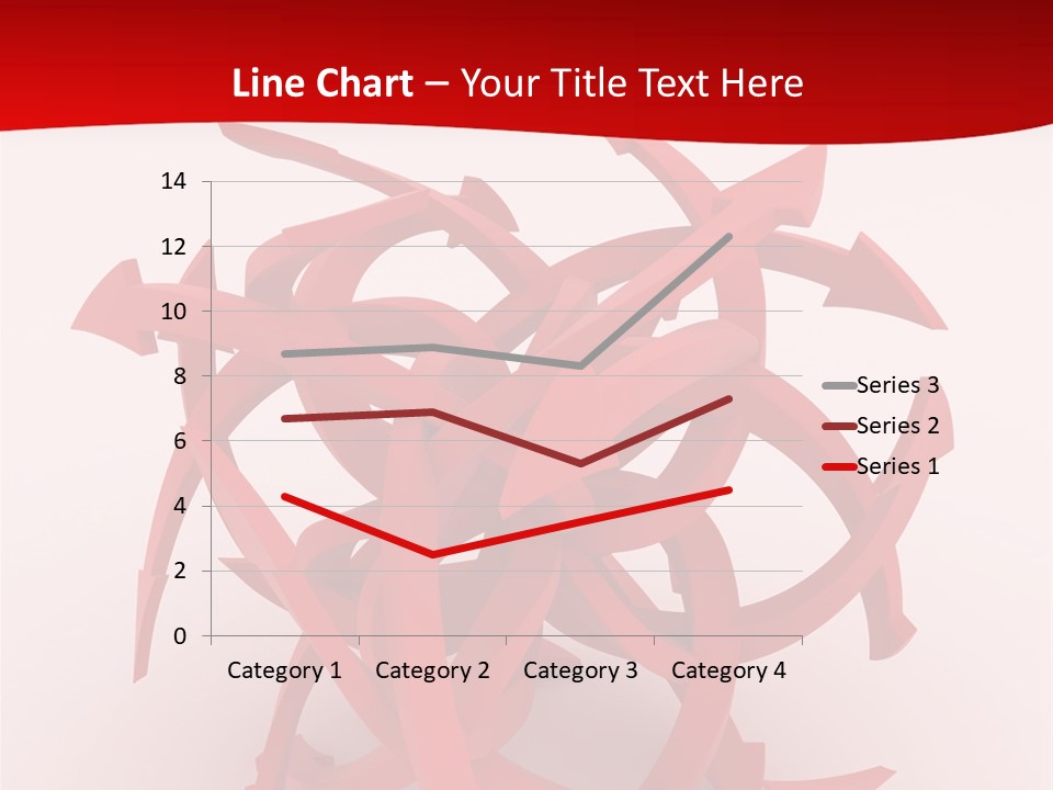 Pointer Guide Red PowerPoint Template
