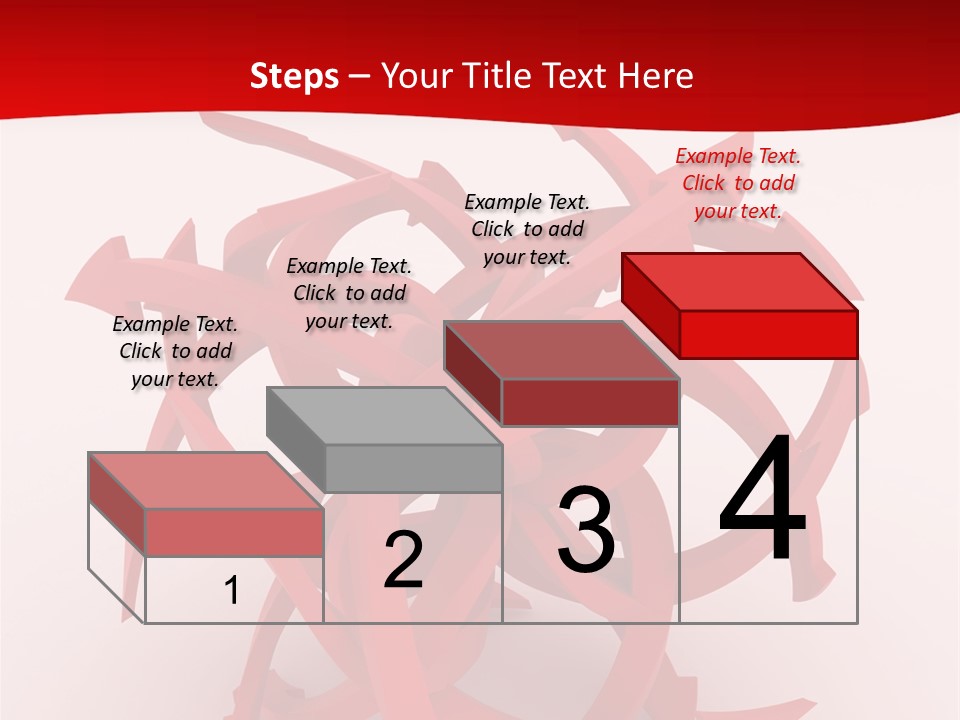 Pointer Guide Red PowerPoint Template