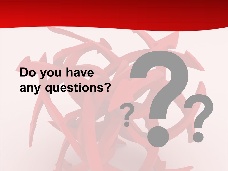 Pointer Guide Red PowerPoint Template