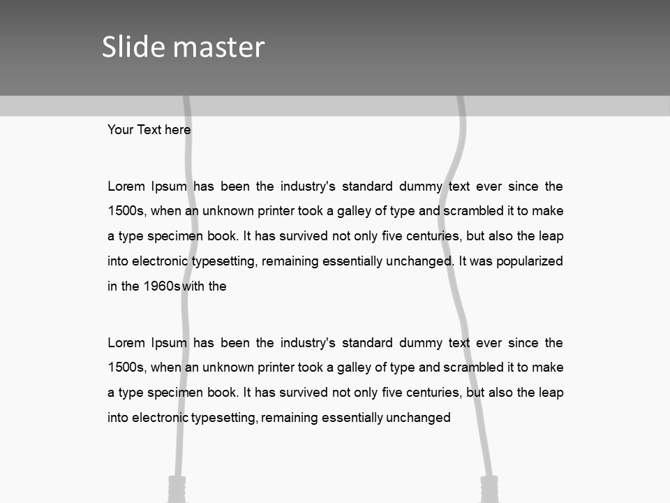 Volume Wav Music PowerPoint Template