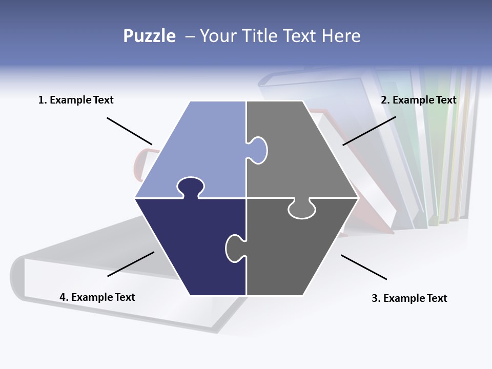 Publication Library Students PowerPoint Template