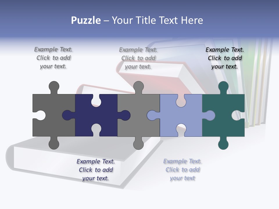 Publication Library Students PowerPoint Template