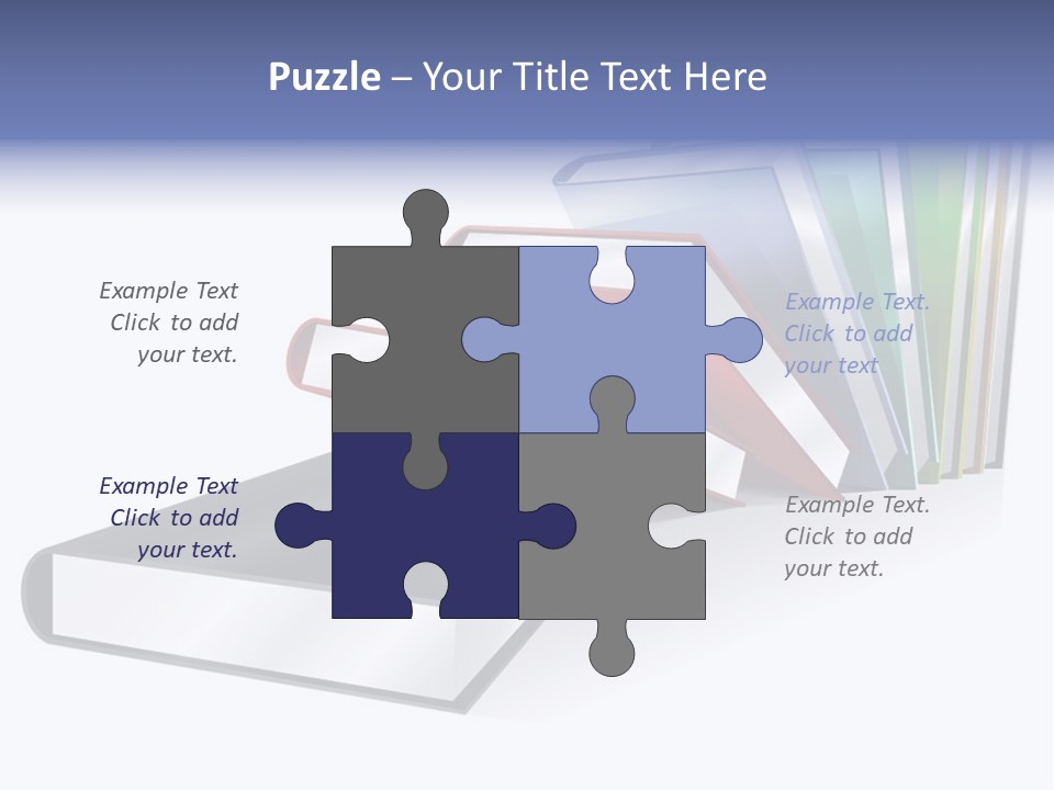 Publication Library Students PowerPoint Template