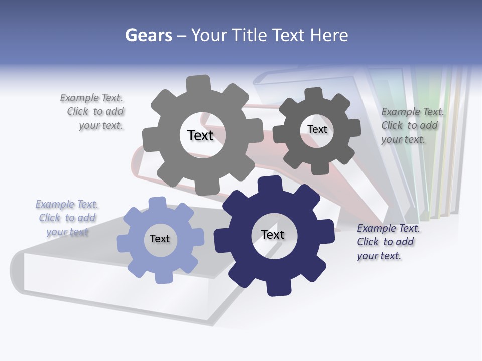 Publication Library Students PowerPoint Template