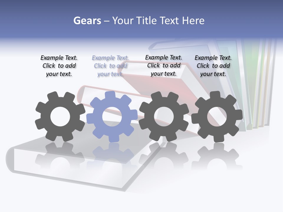 Publication Library Students PowerPoint Template