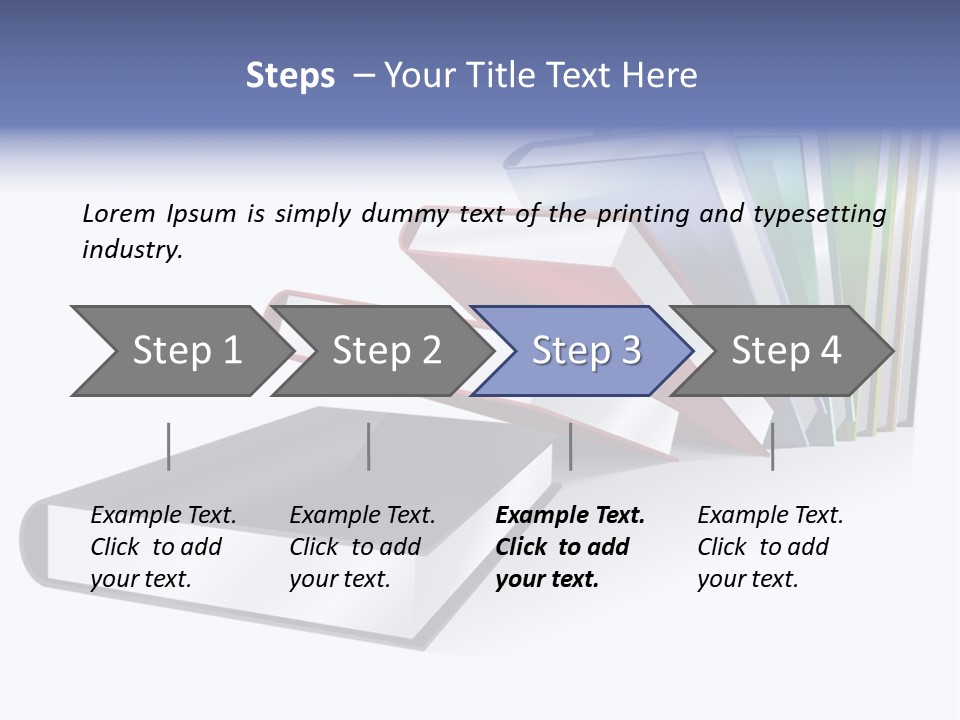 Publication Library Students PowerPoint Template