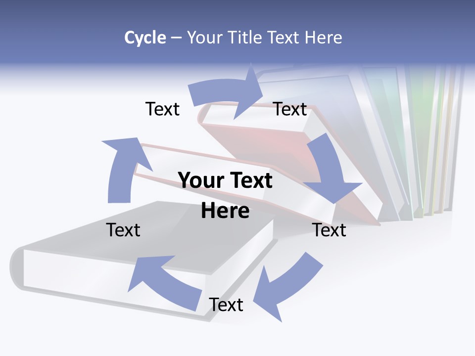 Publication Library Students PowerPoint Template