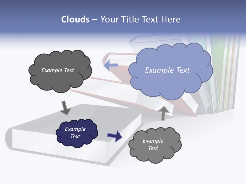 Publication Library Students PowerPoint Template