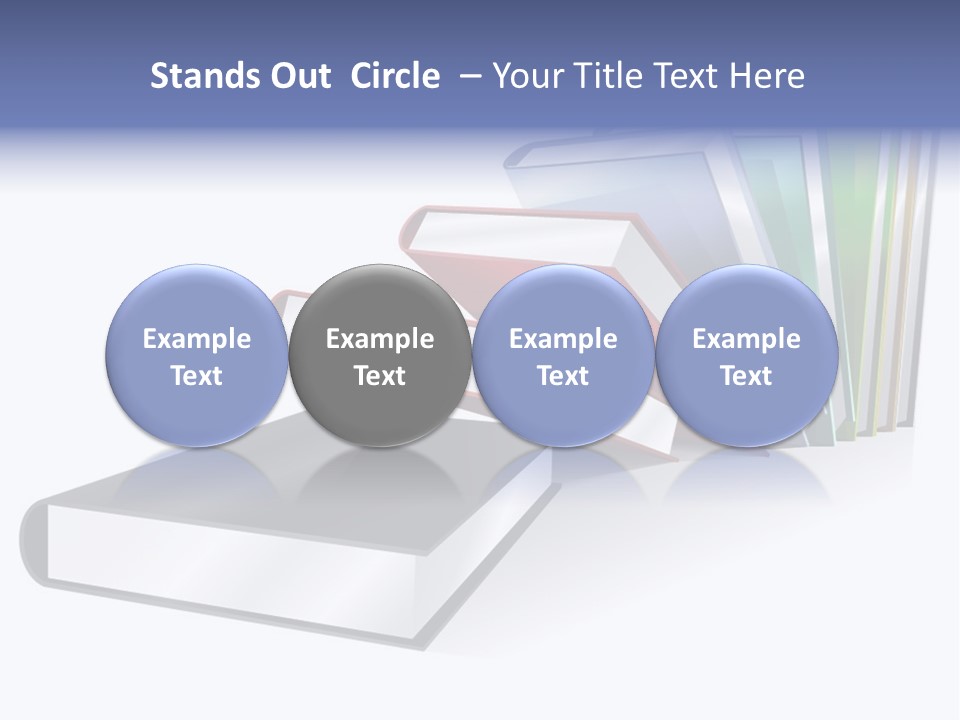 Publication Library Students PowerPoint Template