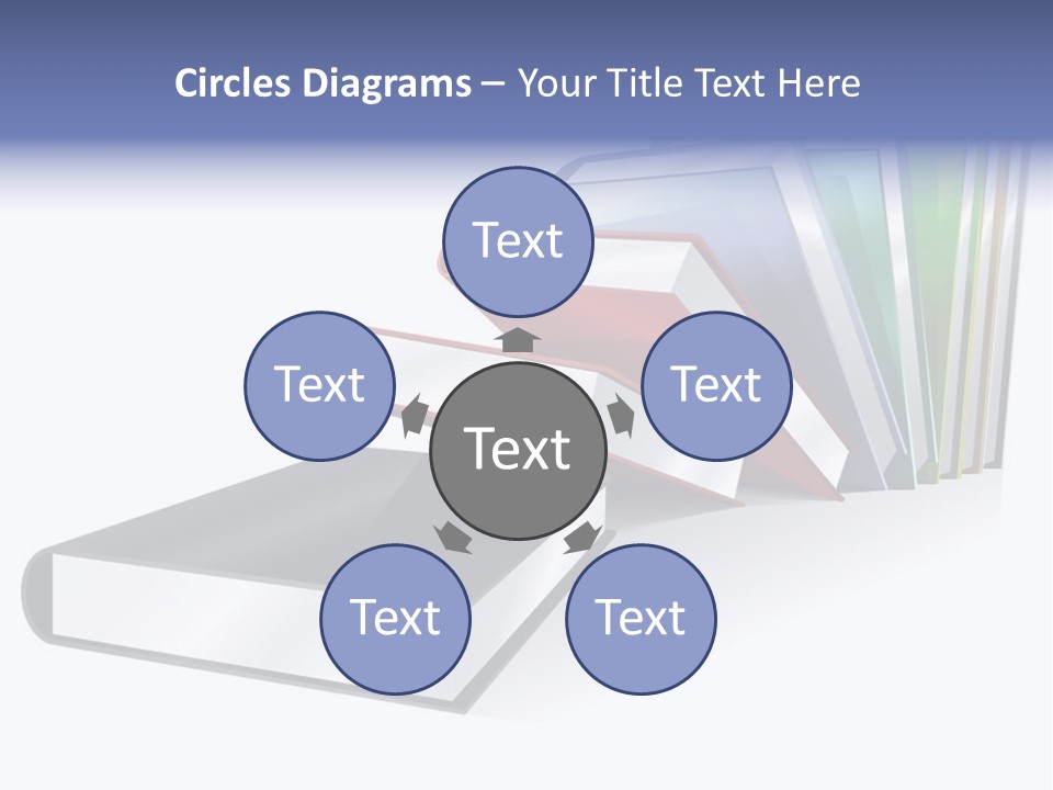Publication Library Students PowerPoint Template