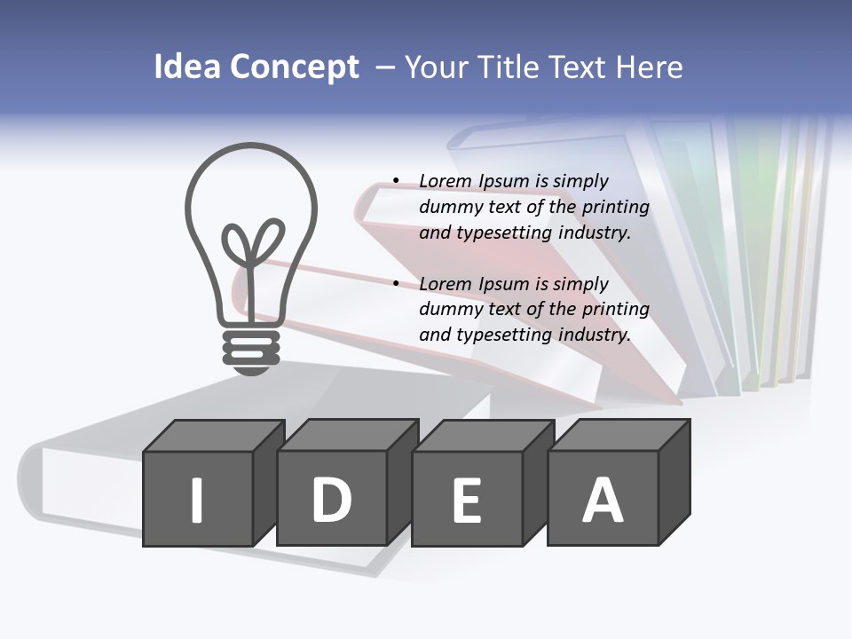Publication Library Students PowerPoint Template