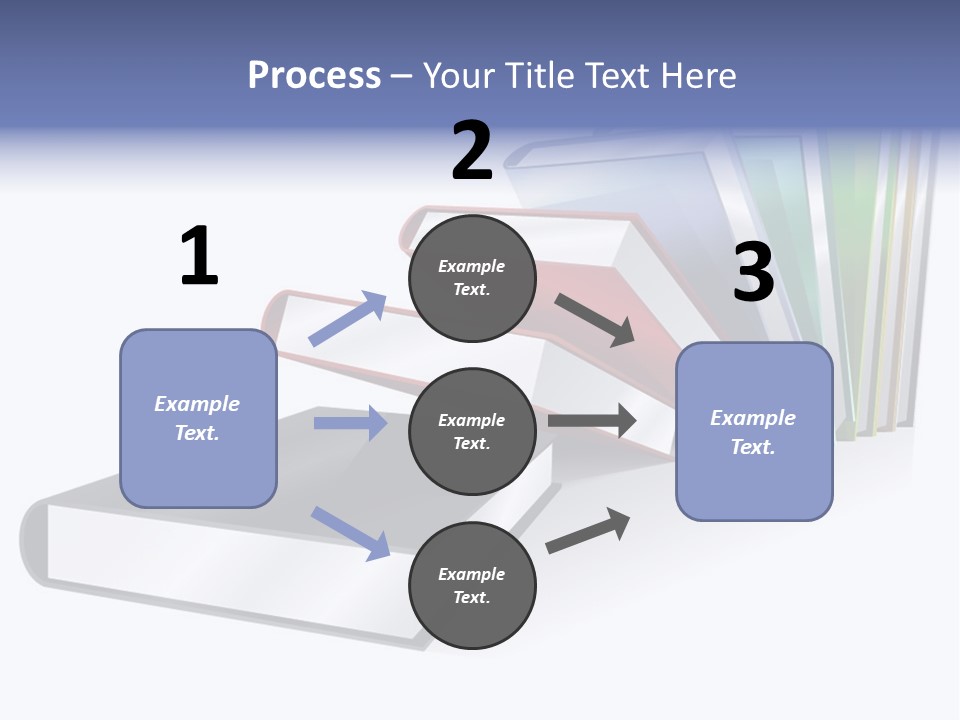 Publication Library Students PowerPoint Template