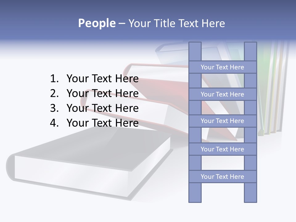 Publication Library Students PowerPoint Template