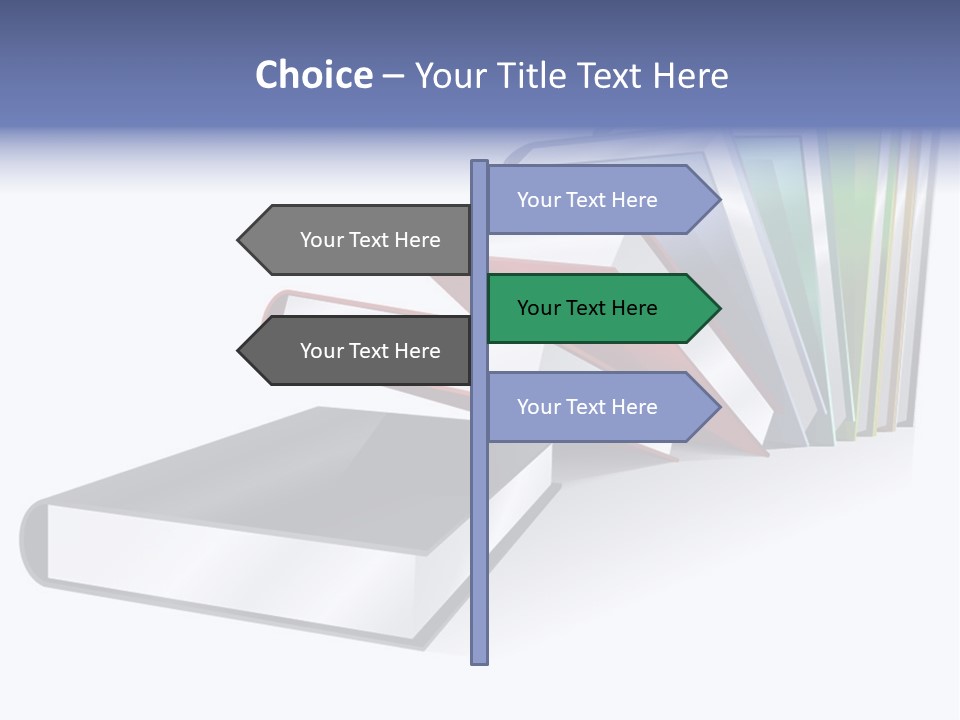Publication Library Students PowerPoint Template