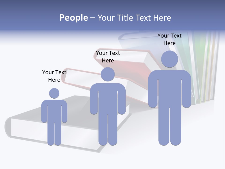 Publication Library Students PowerPoint Template