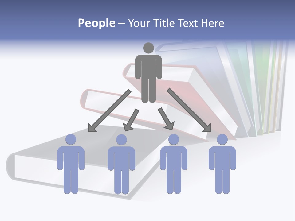 Publication Library Students PowerPoint Template