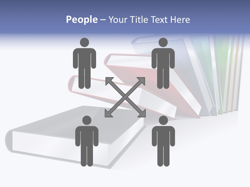 Publication Library Students PowerPoint Template