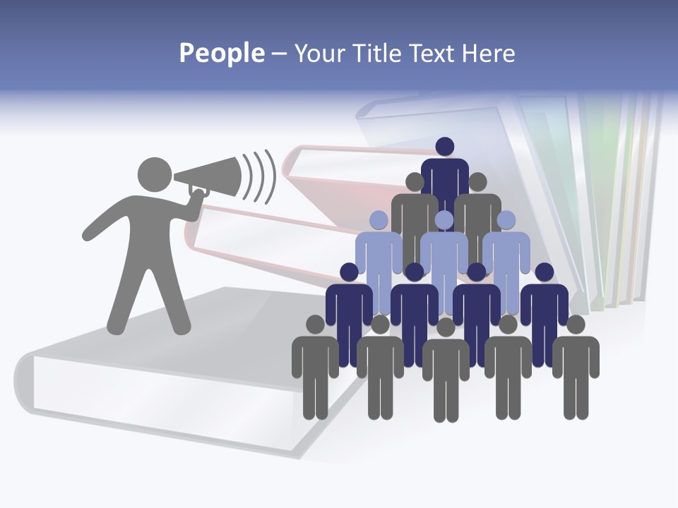 Publication Library Students PowerPoint Template