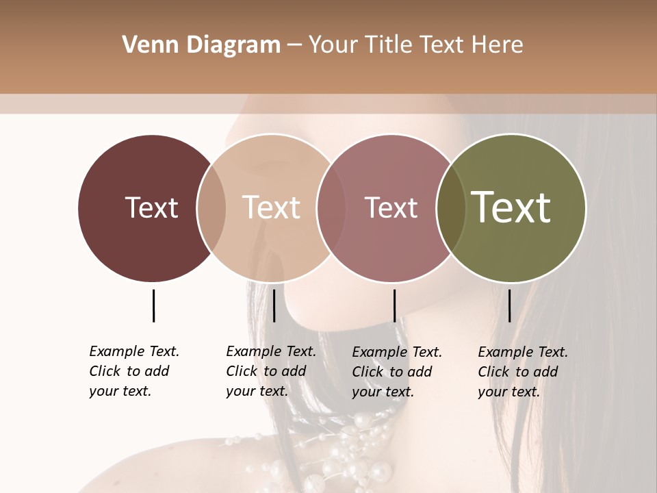 Makeup Hairstyle Portrait PowerPoint Template