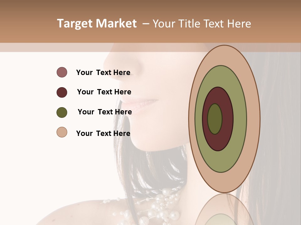 Makeup Hairstyle Portrait PowerPoint Template