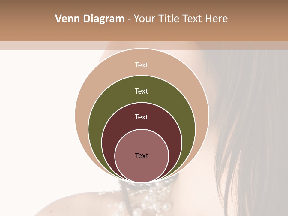 Makeup Hairstyle Portrait PowerPoint Template