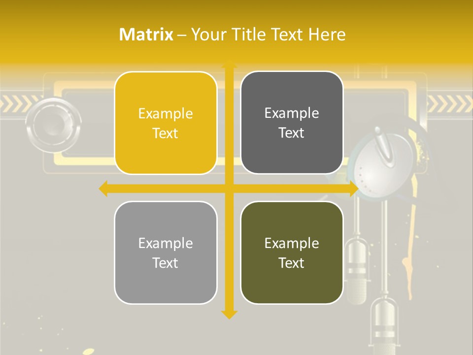 Home Street Audio PowerPoint Template