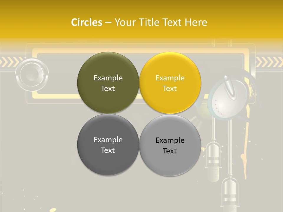 Home Street Audio PowerPoint Template