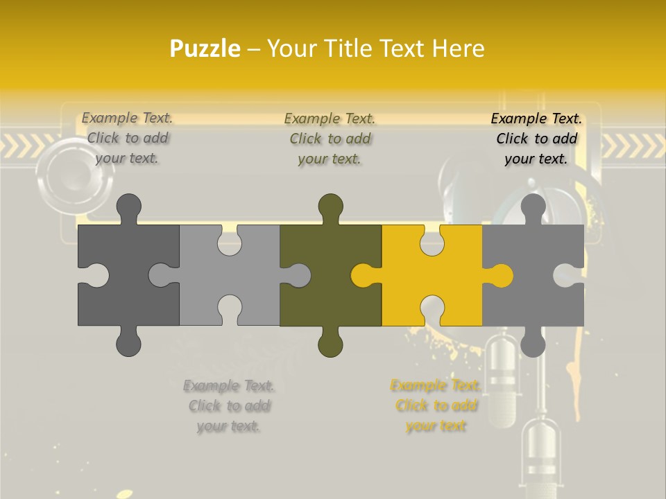 Home Street Audio PowerPoint Template