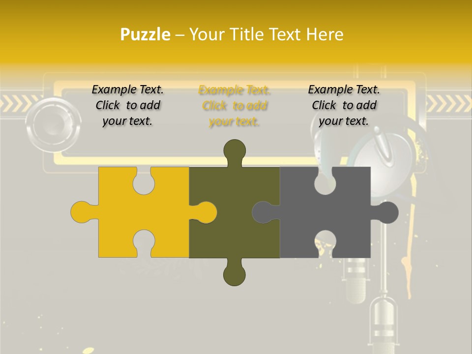 Home Street Audio PowerPoint Template