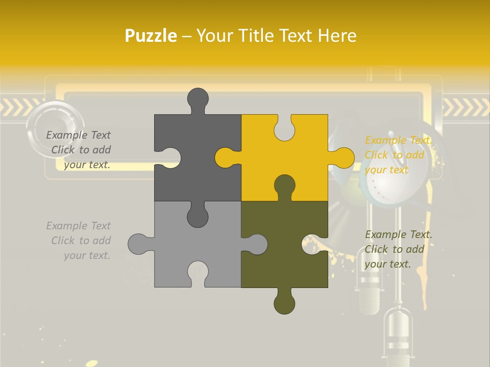 Home Street Audio PowerPoint Template