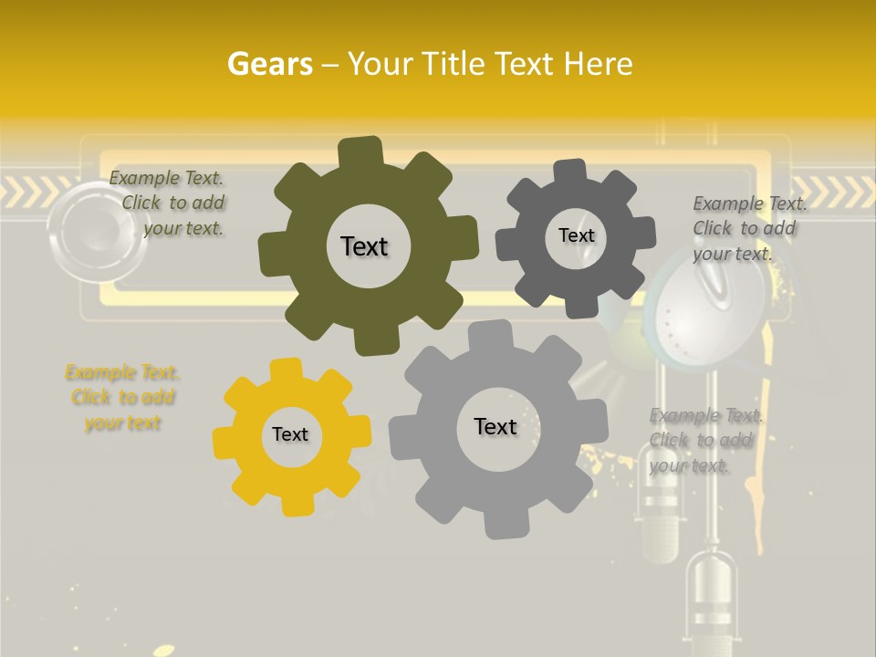 Home Street Audio PowerPoint Template