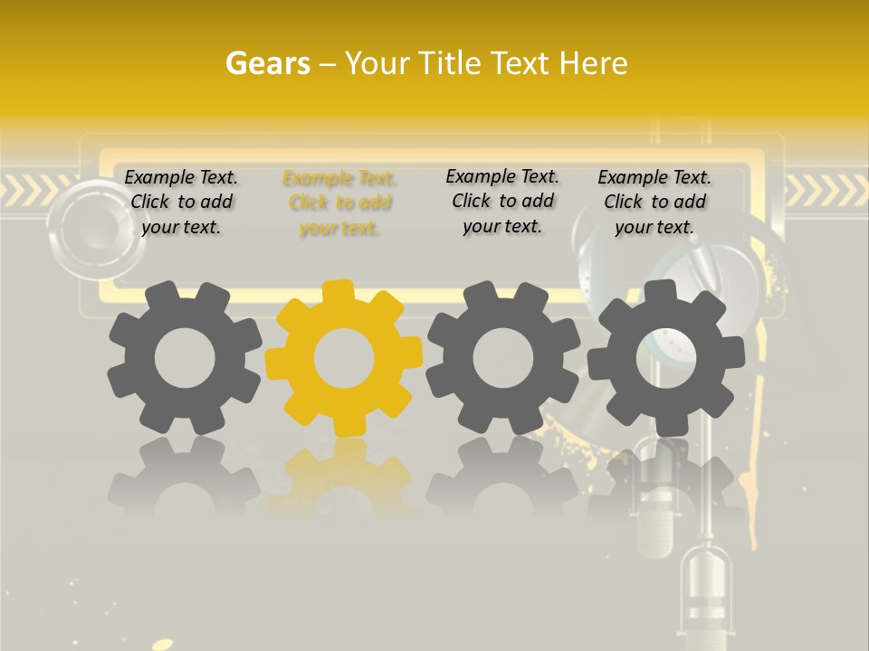 Home Street Audio PowerPoint Template