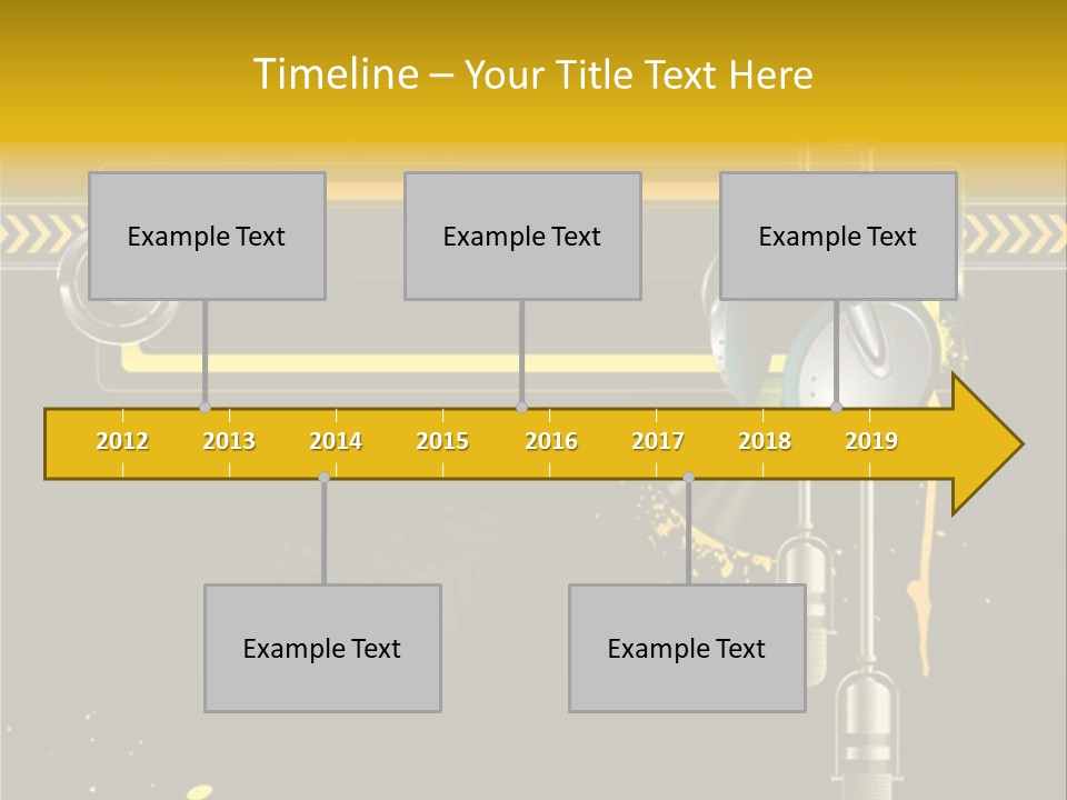 Home Street Audio PowerPoint Template