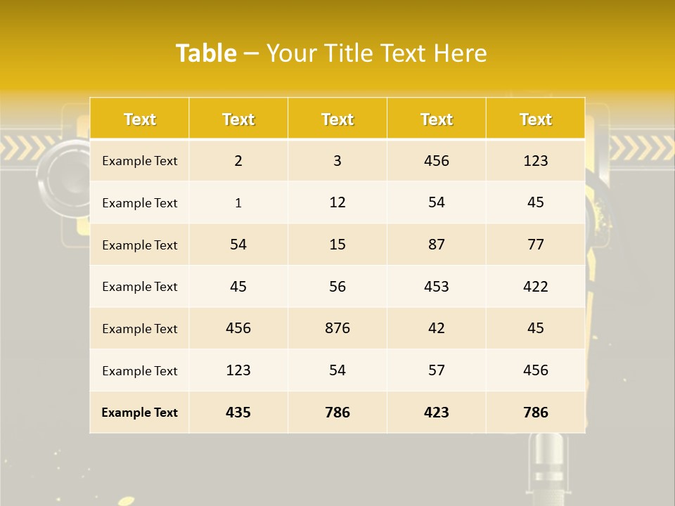Home Street Audio PowerPoint Template