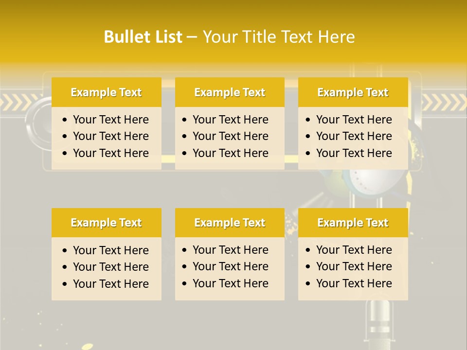 Home Street Audio PowerPoint Template